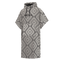Poncho Jacquard - Black/White